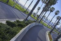 Aerial View of Los Angeles Coastal Road