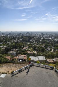 Aerial View of Los Angeles Skyscrapers