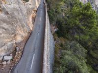 Aerial View of Mallorca: An Elevated Road