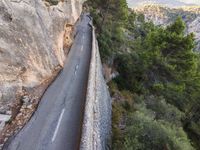 Aerial View of Mallorca: An Elevated Road