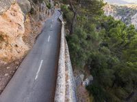 Aerial View of Mallorca: An Elevated Road