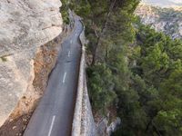 Aerial View of Mallorca: An Elevated Road