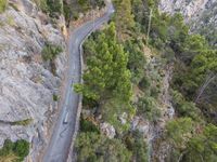 Aerial View of Mallorca: An Elevated Road