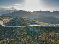 Aerial View of Mallorca Islands' Highways