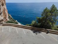 Aerial View of Mallorca, Spain with Coastal Landscape and Clear Sky