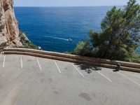 Aerial View of Mallorca, Spain with Coastal Landscape and Clear Sky