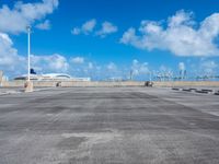 Aerial View of Miami Beach Parking Lot