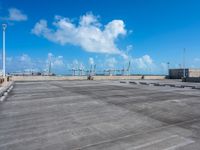 Aerial View of Miami Beach Parking Lot