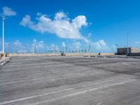 Aerial View of Miami Beach Parking Lot