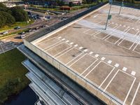 Aerial View of Modern Architecture in Holland