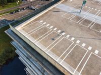 Aerial View of Modern Architecture in Holland