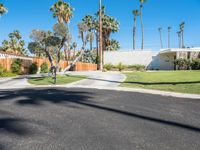 a driveway that leads to a house in the mountains above palm springs, ca aerial view