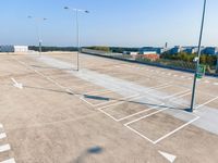 Aerial View of Modern Architecture Parking Deck in Holland 001