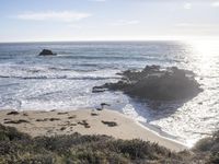 Aerial View of Montana de Oro State Park, California