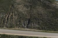 Aerial View of Mountain Pass on the Pacific Coast Highway