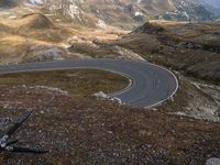 Aerial View of Mountain Range in Europe