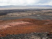 Aerial View of Mountainous Landscape and Open Space