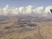 Aerial View of Mountains in Fuerteventura, Spain 001