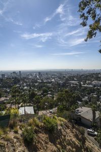 Aerial View of Los Angeles Skyline