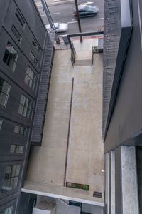 Aerial View of a Parking Deck in the USA