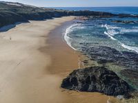 Aerial View of Portugal's Coastal Landscape