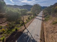 Aerial View of Portugal's Rural Roads