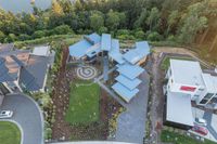 Aerial View of a Residential Area with Urban Design