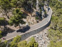 Aerial View of Road in Mallorca, Balearic Islands