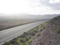 Aerial View of Scenic Road in Spain