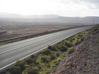 Aerial View of Scenic Road in Spain