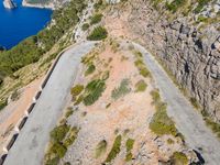 Aerial View of a Switchback Road in Spain, Europe: An Adventurous Journey