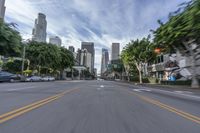 Aerial View of Urban Cityscape in Los Angeles, California, USA