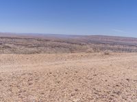 Africa Desert Landscape Under Clear Skies