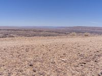 Africa Desert Landscape Under Clear Skies