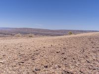 Africa Desert Landscape Under Clear Skies