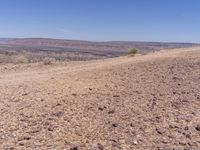 Africa Desert Landscape Under Clear Skies