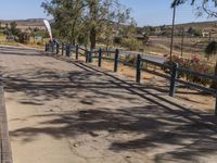 Agricultural Life in Africa: Farm and Vegetation Along a Winding Road