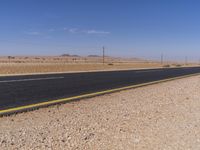 Africa Landscape: Clear Sky and Endless Road