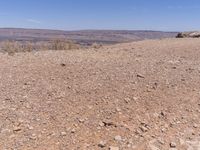 African Desert: Clear Sky and a Brown Landscape