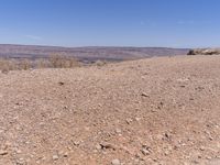 African Desert: Clear Sky and a Brown Landscape