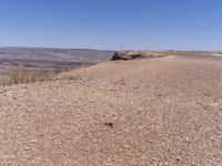 African Desert: Clear Sky and a Brown Landscape