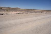 Endless Road Through African Desert Landscape