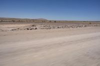 Endless Road Through African Desert Landscape