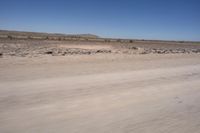 Endless Road Through African Desert Landscape