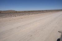 Endless Road Through African Desert Landscape