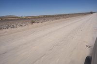 Endless Road Through African Desert Landscape