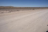 Endless Road Through African Desert Landscape