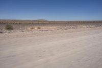 Endless Road Through African Desert Landscape