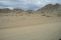 African Desert Landscape: Majestic Mountains in View