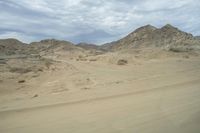 African Desert Landscape: Majestic Mountains in View